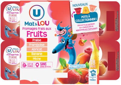 Fromages frais aux fruits - 18x50g