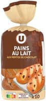 Pains au lait aux pépites de chocolat au lait 10x350g