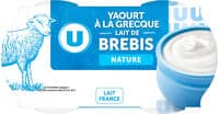 Yaourt à la grecque au lait de brebis nature 2x150g