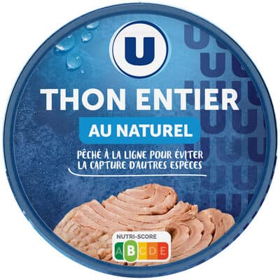 Thon listao au naturel pêché ligne 140g