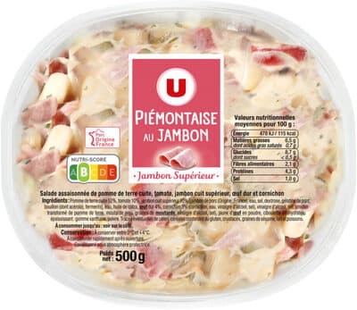 Salade piémontaise au jambon - 500g