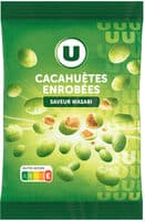 Cacahuètes enrobées saveur wasabi 150g