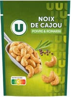 Noix de cajou romarin poivre paquet de 100g