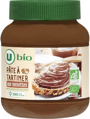 Pâte à tartiner aux noisettes sans huile de palme 350g