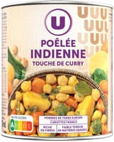 Légumes cuisinés Pôélée indienne - Boîte 580g