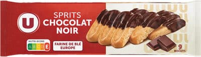 Gâteau Sprits au chocolat au noir paquet de 150g