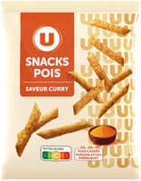 Biscuits apéritifs Snack pois saveur curry 60g