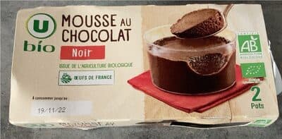 Mousse au chocolat noir 2x70g