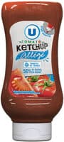 Ketchup allegé 50% de sucre en moins 540g