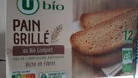 Pain grillé au blé complet 250g