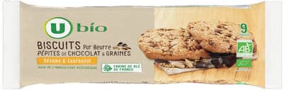 Biscuits Tournesol & Sésame bio avec Pépites de chocolat 140g
