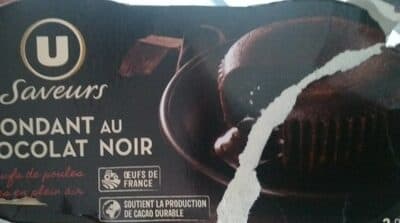 Fondant au chocolat noir 2x90g