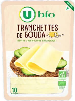 Gouda affinage 4 semaines lait pasteurisé 28% mg tranches 200g