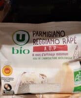 Parmigiano reggiano rapé 18 mois d'affinage AOP 30%mg, 60g