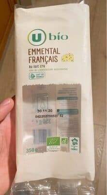 Emmental français au lait pasteurisé 31%MG - Bloc 350g