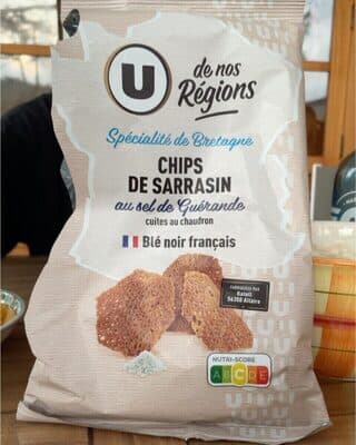 Chips de sarrasin au sel de Guérande 100g
