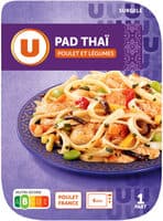 Plat cuisiné individuel Pad thai au poulet et légumes surgelés 300g