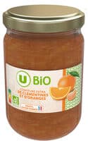 Confiture extra de clémentines et d'orange (fruits, sucre France) pot280g