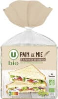 Pain mie à la farine complète grande tranches 500g