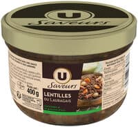 Lentilles de berry cuisinées graisse de canard 400g