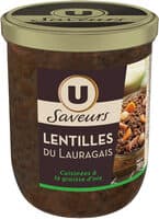 Lentilles de berry cuisinées à la graisse canard 780g