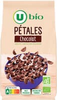 Céréales Pétales de blé chocolat bio, sachet 375g