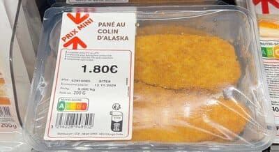 Pané au colin d'Alaska