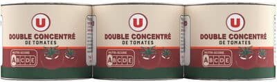 Double concentré de tomates 3x70g 210g