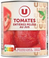 Tomates entières pelées au jus - Boîte 476g