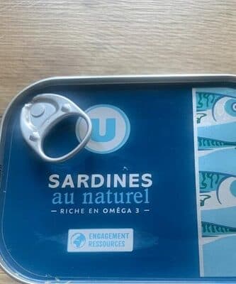 Sardines au naturel, boîte 1/5 135g