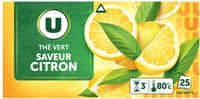 Thé vert saveur citron