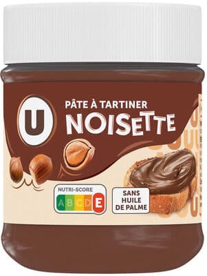 Pâte à tartiner aux noisettes sans huile de palme pot 200g