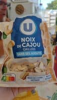 Noix de Cajou grillée sans sel ajouté - Sachet 175g