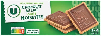 Petit Beurre tablette chocolat lait noisette