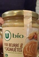 Beurre de cacahuètes bio, 350g