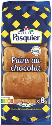 pain au chocolat pasquier x8