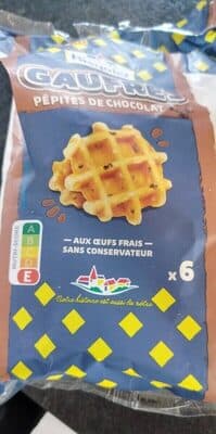 Gaufres pépites de chocolat