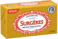 Le Beurre Surgères 82% MG Doux