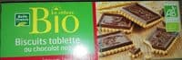 Biscuits tablette au chocolat noir