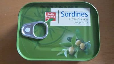 Sardines a l'huile d'olive vierge extra