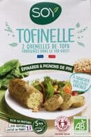 Tofinelle épinards et pignon de pin