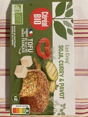 CROQ'SOJA Curry et Pavot