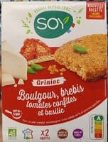 Grinioc boulgour, brebis, tomates confites et basilic
