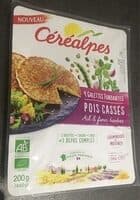 Galettes pois casses