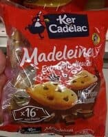 Madeleines aux pépites de chocolat