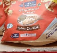 Madeleine Pépites de chocolat