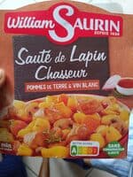 Sauté de lapin chasseur