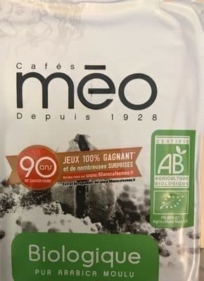 Pur Arabica Moulu biologique