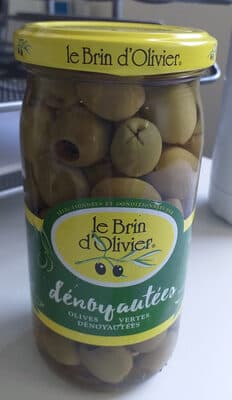 Olives vertes dénoyautées