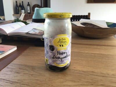 Olives noires à la grecque